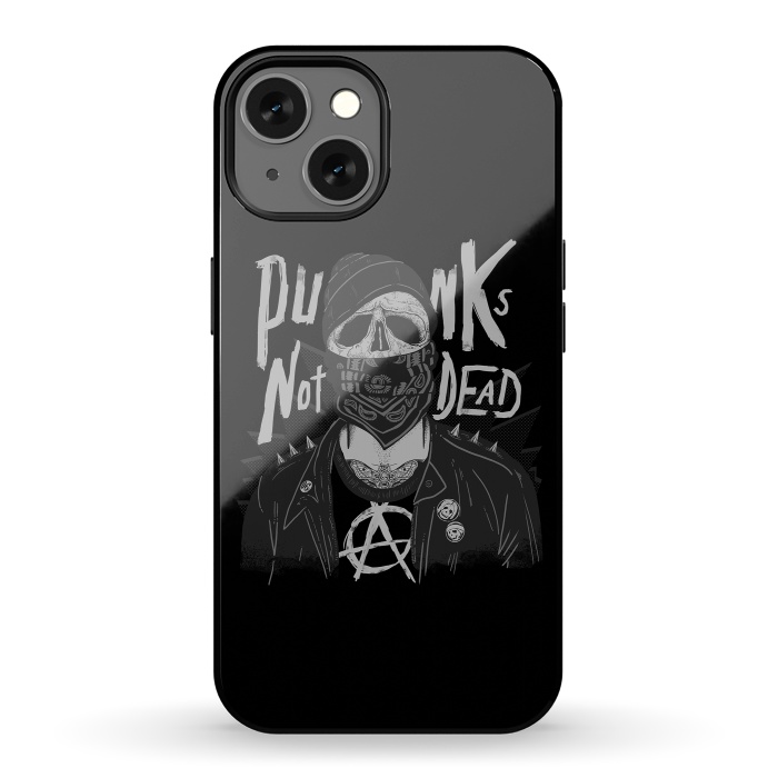iPhone 13 StrongFit Punk Skull by eduely