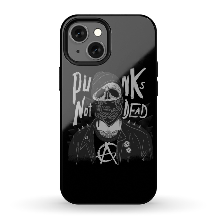 iPhone 13 mini StrongFit Punk Skull by eduely
