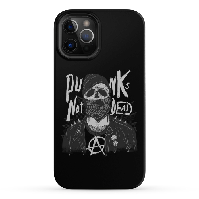 iPhone 12 Pro Max StrongFit Punk Skull by eduely