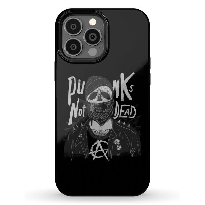iPhone 13 Pro Max StrongFit Punk Skull by eduely