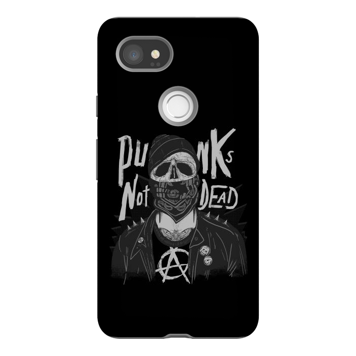 Pixel 2XL StrongFit Punk Skull by eduely