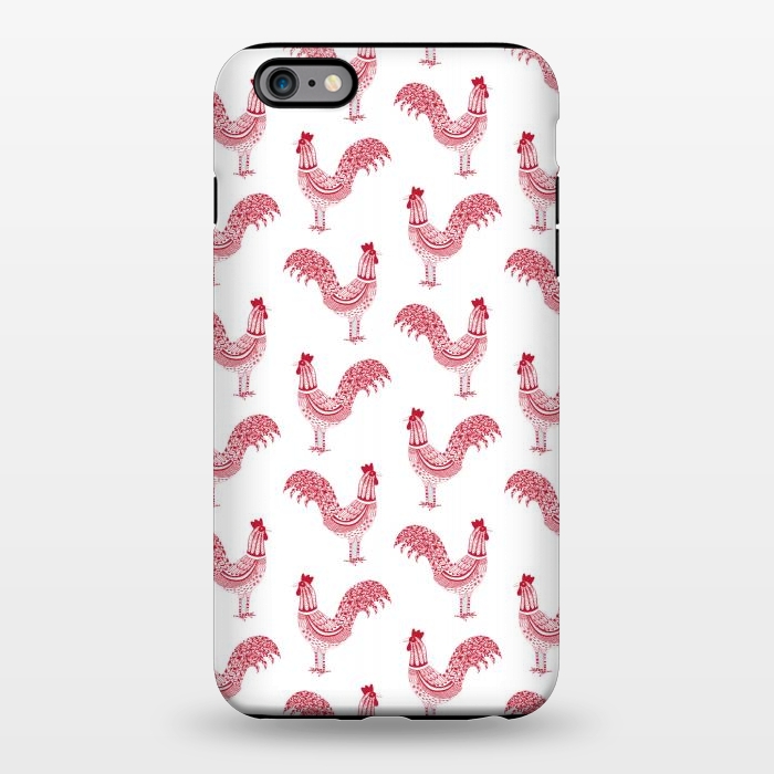 iPhone 6/6s plus StrongFit Magnificent Roosters by Nic Squirrell