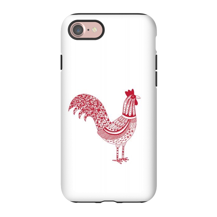 iPhone 7 StrongFit The Most Magnificent Rooster in the Chicken Coop by Nic Squirrell