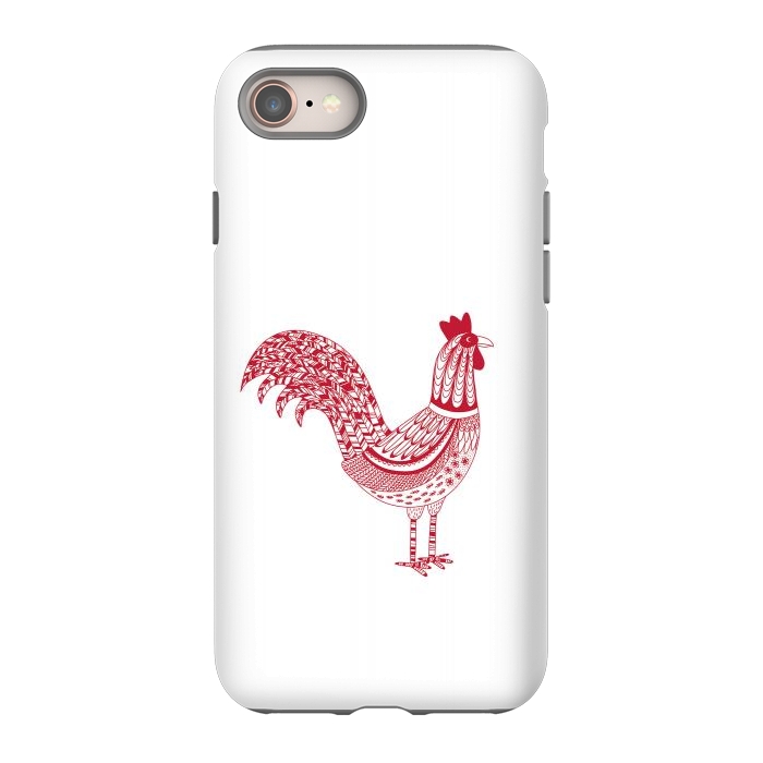 iPhone 8 StrongFit The Most Magnificent Rooster in the Chicken Coop by Nic Squirrell