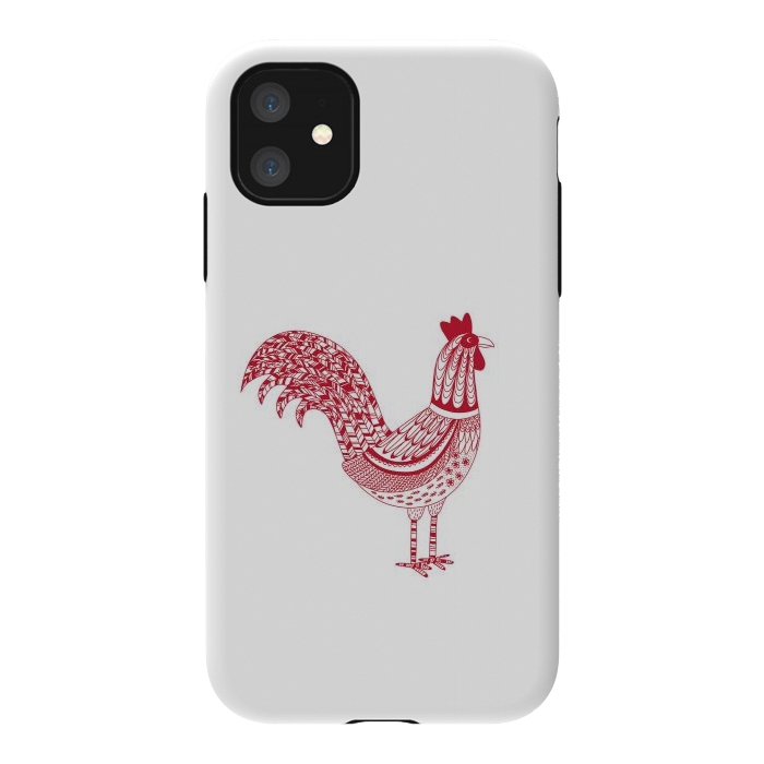 iPhone 11 StrongFit The Most Magnificent Rooster in the Chicken Coop by Nic Squirrell