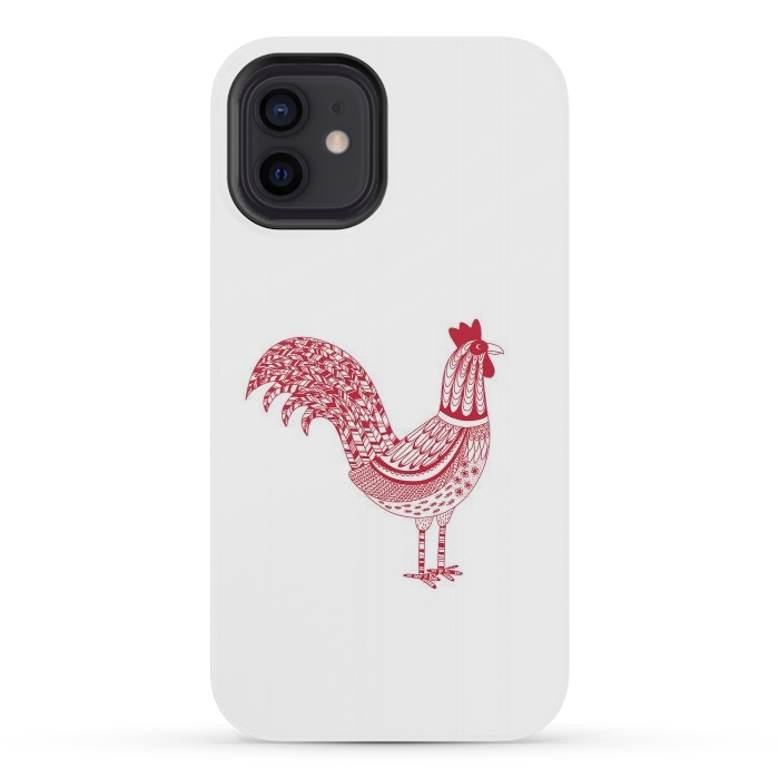 iPhone 12 mini StrongFit The Most Magnificent Rooster in the Chicken Coop by Nic Squirrell