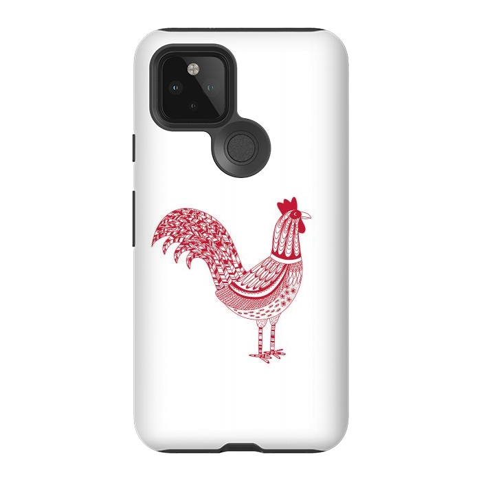 Pixel 5 StrongFit The Most Magnificent Rooster in the Chicken Coop by Nic Squirrell