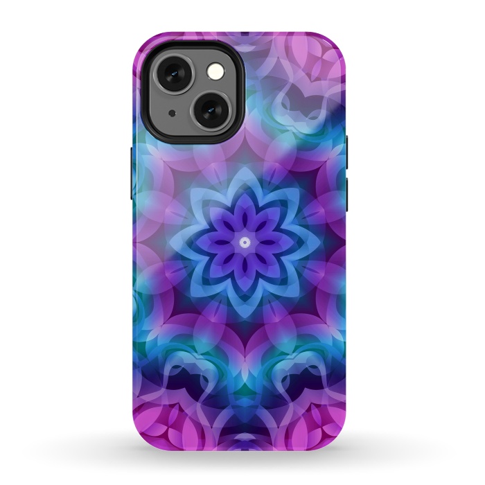 iPhone 13 mini StrongFit Floral Abstract G269 by Medusa GraphicArt