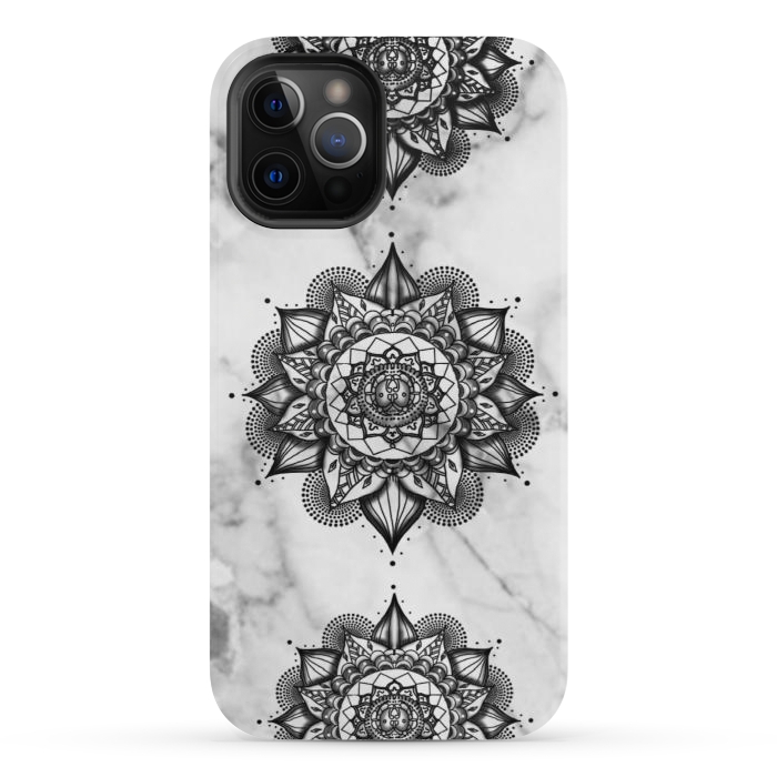 iPhone 12 Pro StrongFit Cute Flower Mandala by CAS