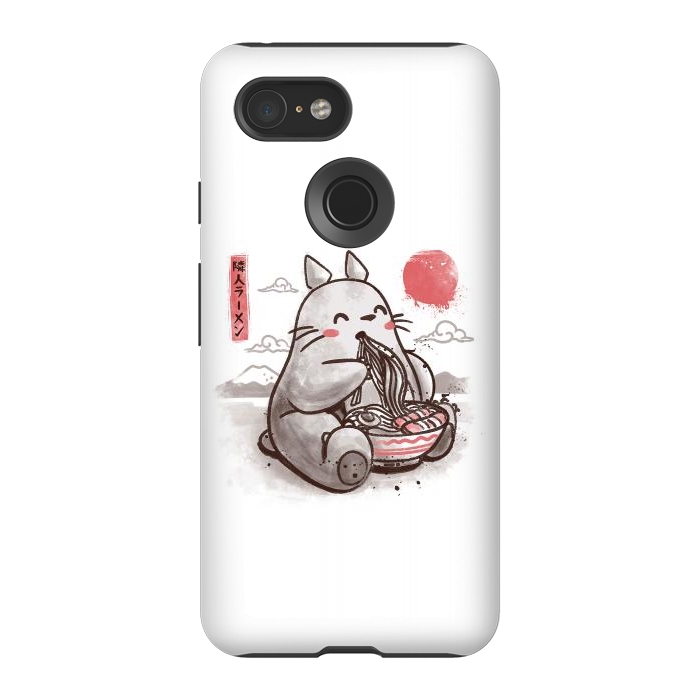 Pixel 3 StrongFit Ramen Neighbor Cute Funny Gift by eduely