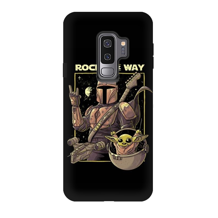 Galaxy S9 plus StrongFit Rock is the Way Funny Cute Music Gift by eduely