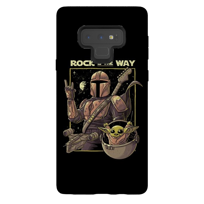 Galaxy Note 9 StrongFit Rock is the Way Funny Cute Music Gift by eduely