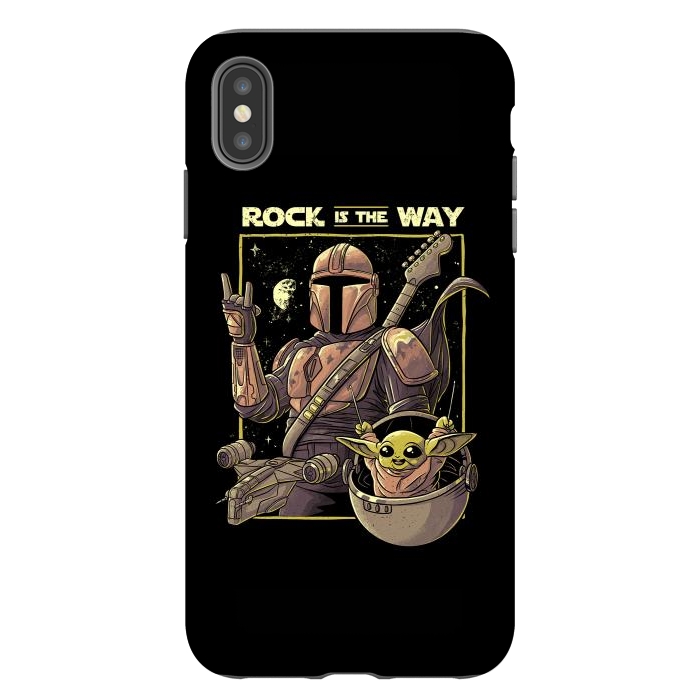 iPhone Xs Max StrongFit Rock is the Way Funny Cute Music Gift by eduely