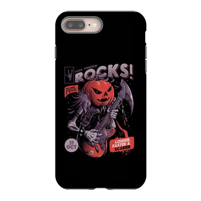 iPhone 7 plus StrongFit Rock Pumpkin by eduely