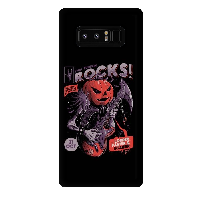 Galaxy Note 8 StrongFit Rock Pumpkin by eduely