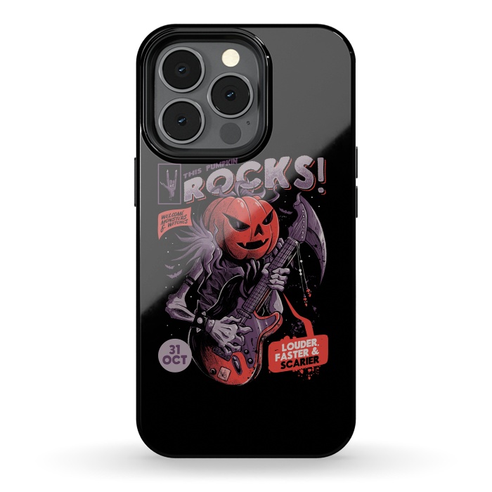 iPhone 13 pro StrongFit Rock Pumpkin by eduely