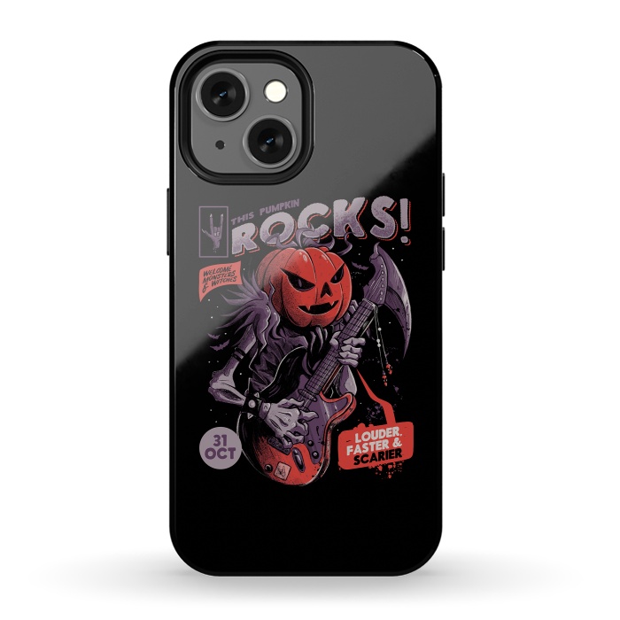 iPhone 13 mini StrongFit Rock Pumpkin by eduely