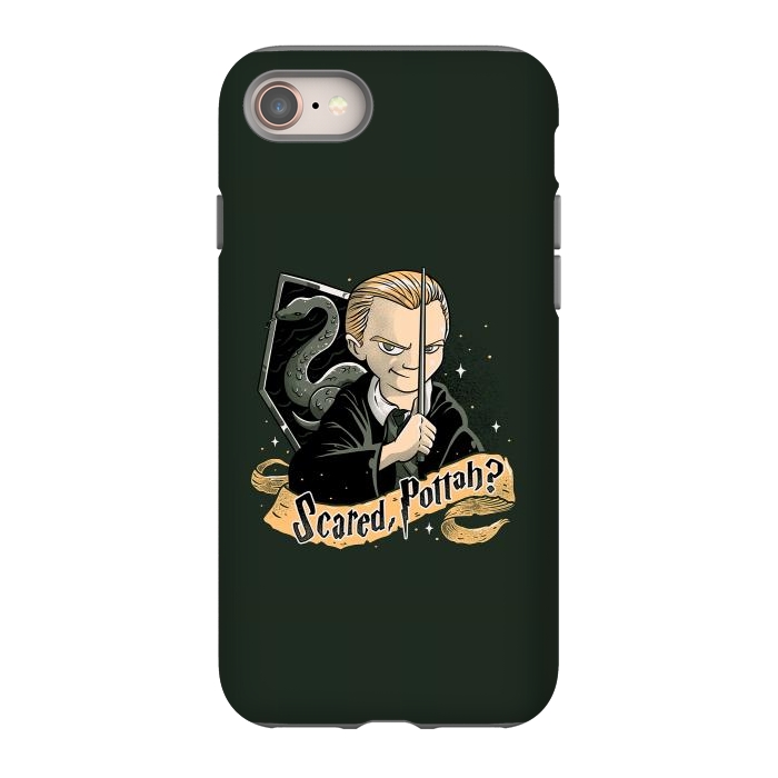 iPhone 8 StrongFit Scared Pottah? Funny Geek Gift by eduely