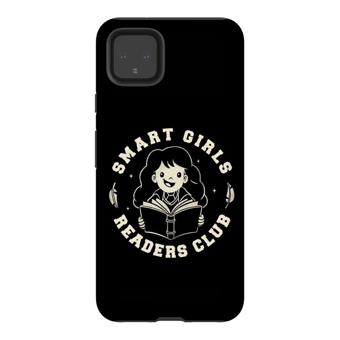 Pixel 4XL StrongFit Smart Girls Readers Club Funny Books by eduely