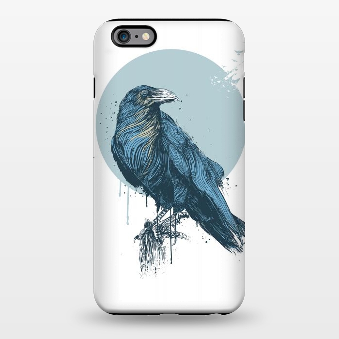 iPhone 6/6s plus StrongFit Blue crow by Balazs Solti