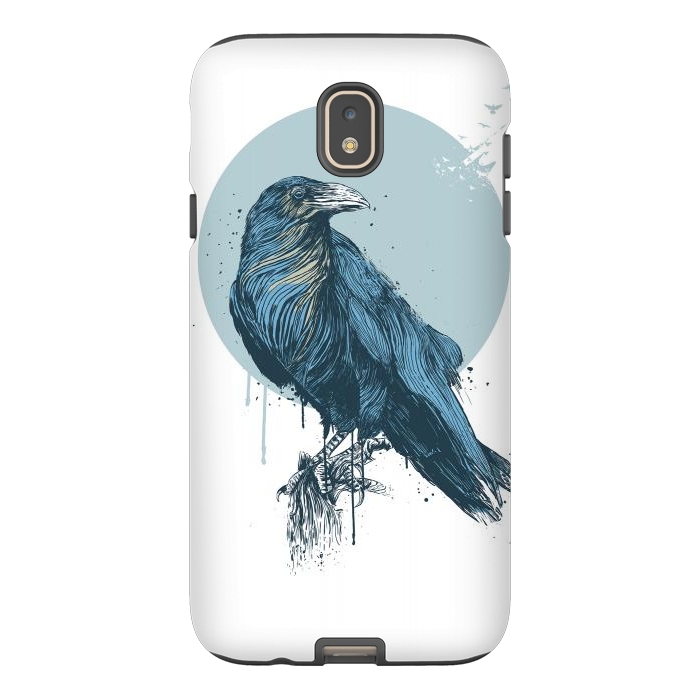 Galaxy J7 StrongFit Blue crow by Balazs Solti