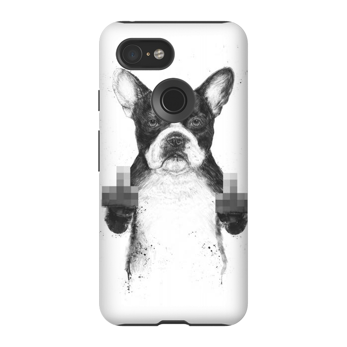 Pixel 3 StrongFit Censored dog by Balazs Solti
