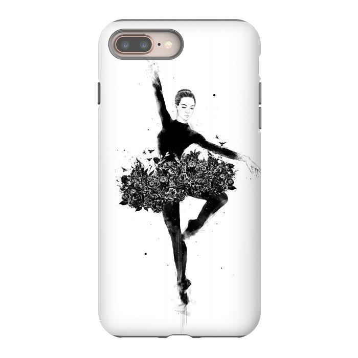 iPhone 8 plus StrongFit Floral dance by Balazs Solti