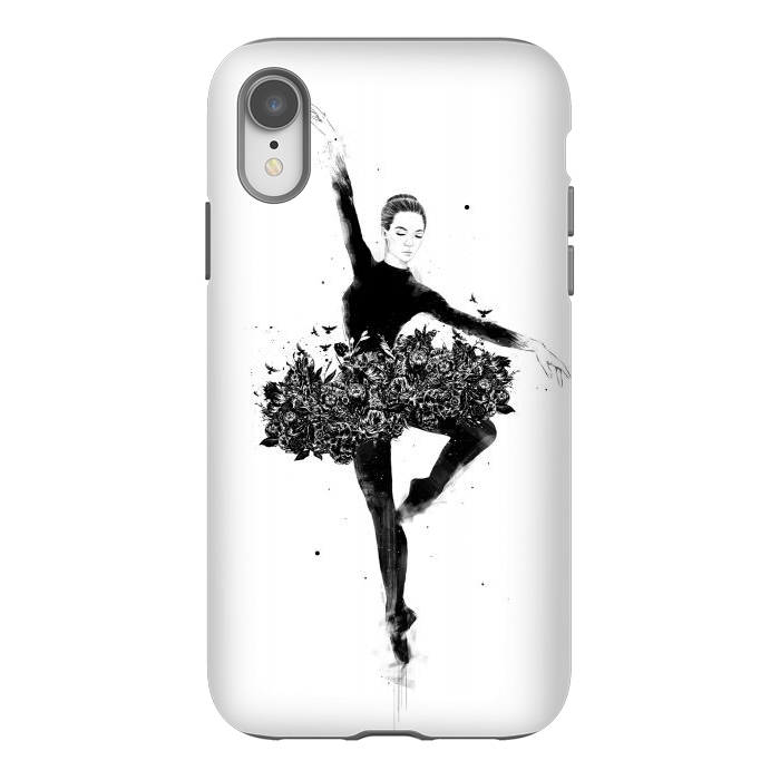 iPhone Xr StrongFit Floral dance by Balazs Solti