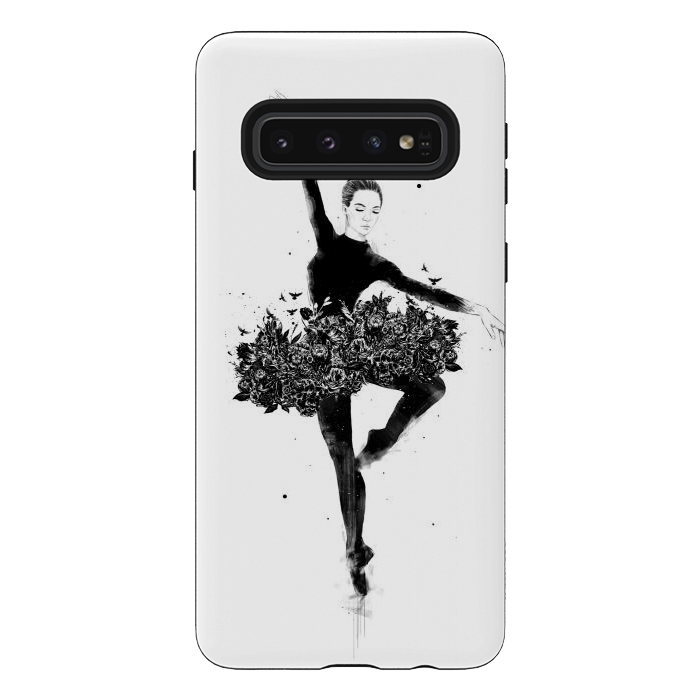 Galaxy S10 StrongFit Floral dance by Balazs Solti