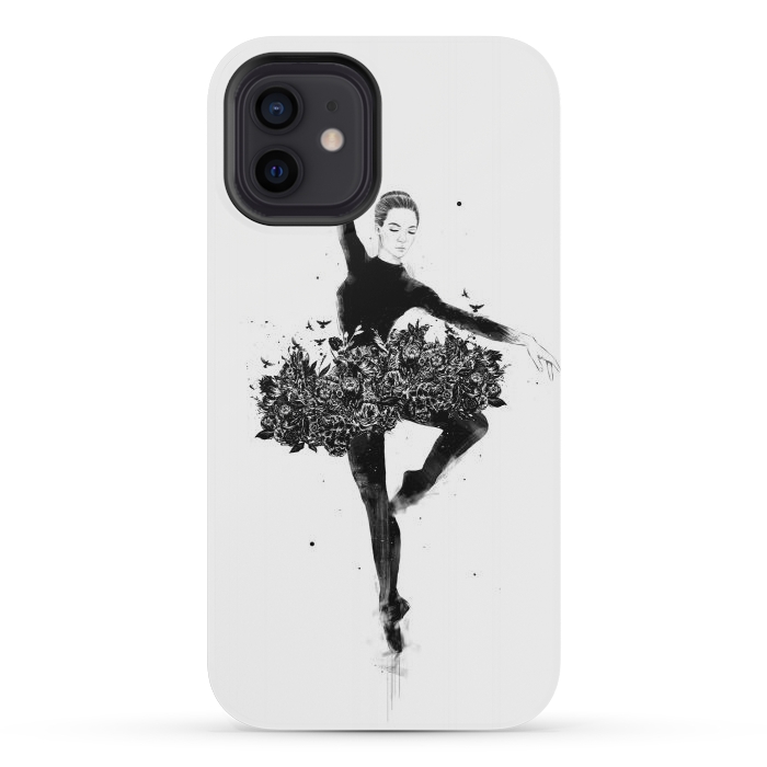 iPhone 12 mini StrongFit Floral dance by Balazs Solti