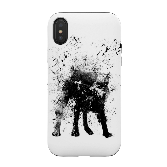 iPhone Xs / X StrongFit Wet dog by Balazs Solti