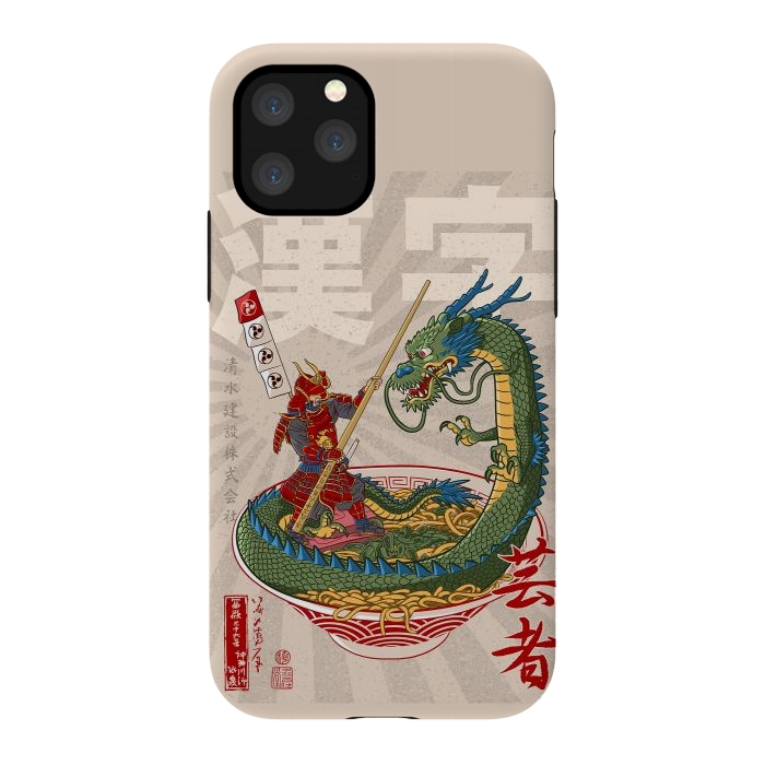 iPhone 11 Pro StrongFit Samurai dragon ramen by Alberto