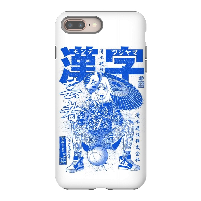 iPhone 8 plus StrongFit Ramen geisha basketball by Alberto