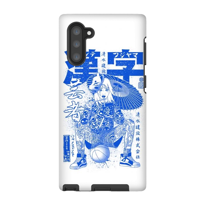 Galaxy Note 10 StrongFit Ramen geisha basketball by Alberto