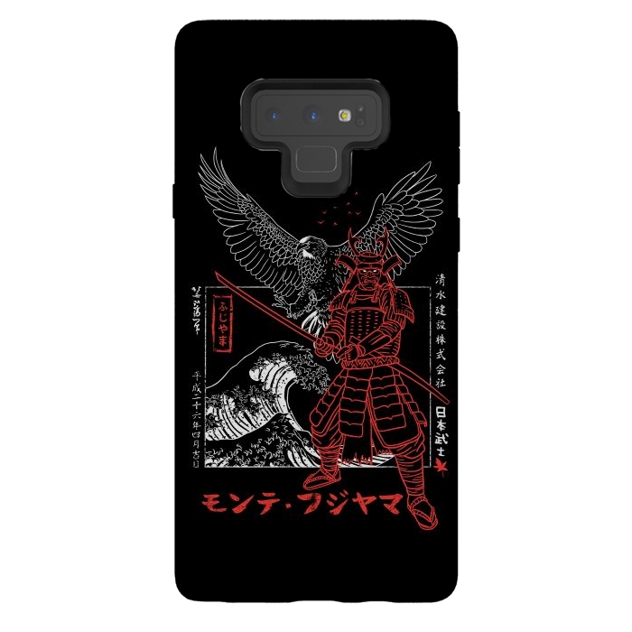 Galaxy Note 9 StrongFit Samurai eagle wave by Alberto