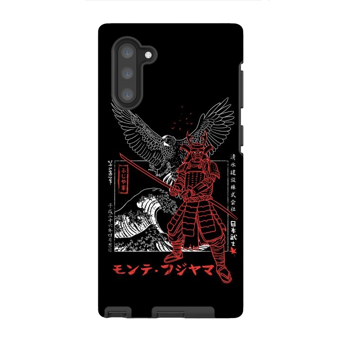 Galaxy Note 10 StrongFit Samurai eagle wave by Alberto