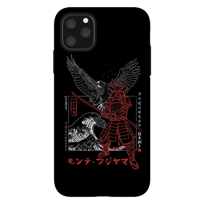 iPhone 11 Pro Max StrongFit Samurai eagle wave by Alberto