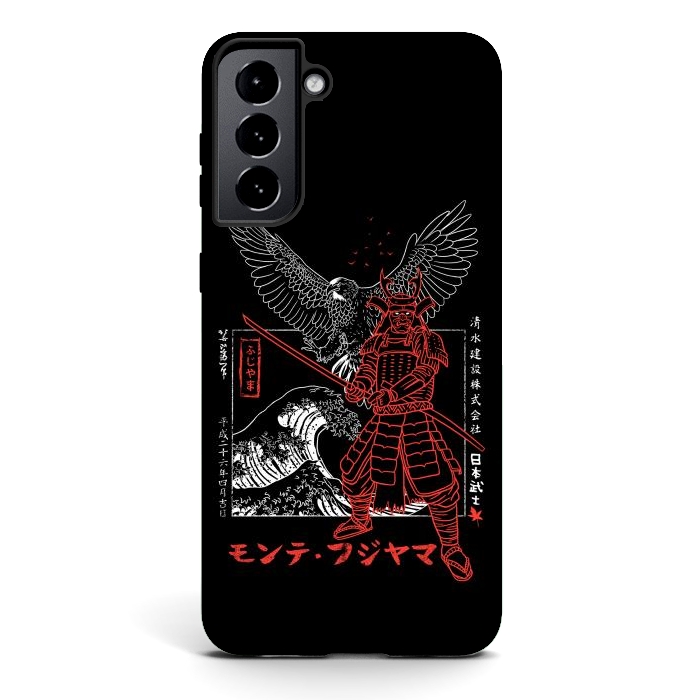 Galaxy S21 StrongFit Samurai eagle wave by Alberto