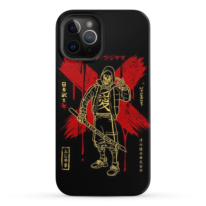 iPhone 12 Pro StrongFit Modern ninja in tracksuit by Alberto