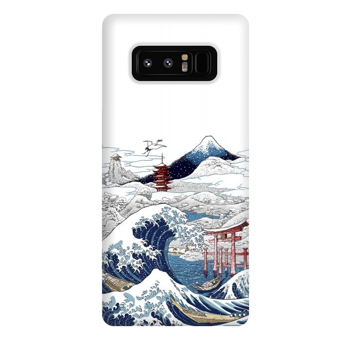 Galaxy Note 8 StrongFit Winter wave in japan by Alberto