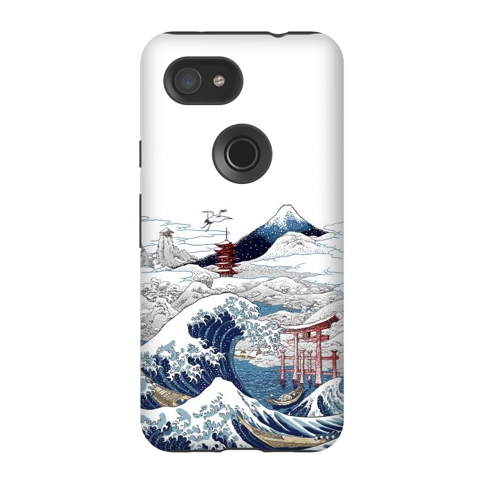 Pixel 3A StrongFit Winter wave in japan by Alberto