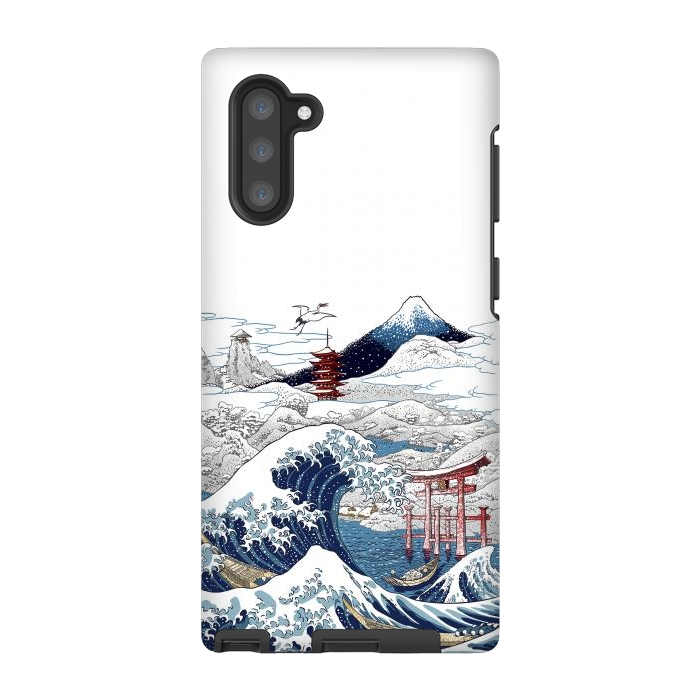 Galaxy Note 10 StrongFit Winter wave in japan by Alberto