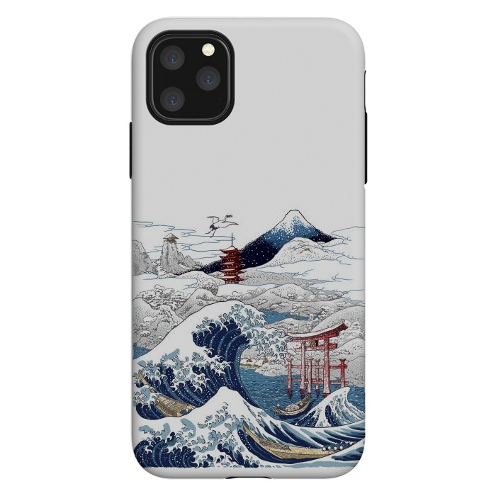 iPhone 11 Pro Max StrongFit Winter wave in japan by Alberto
