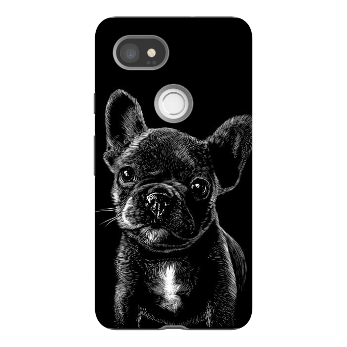 Pixel 2XL StrongFit Pug dog by Alberto