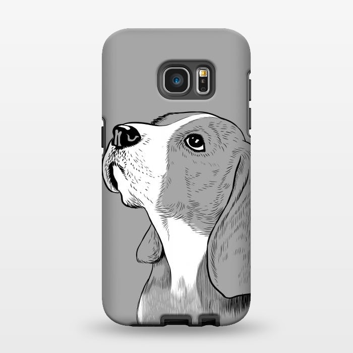 Galaxy S7 EDGE StrongFit Beagle dog by Alberto