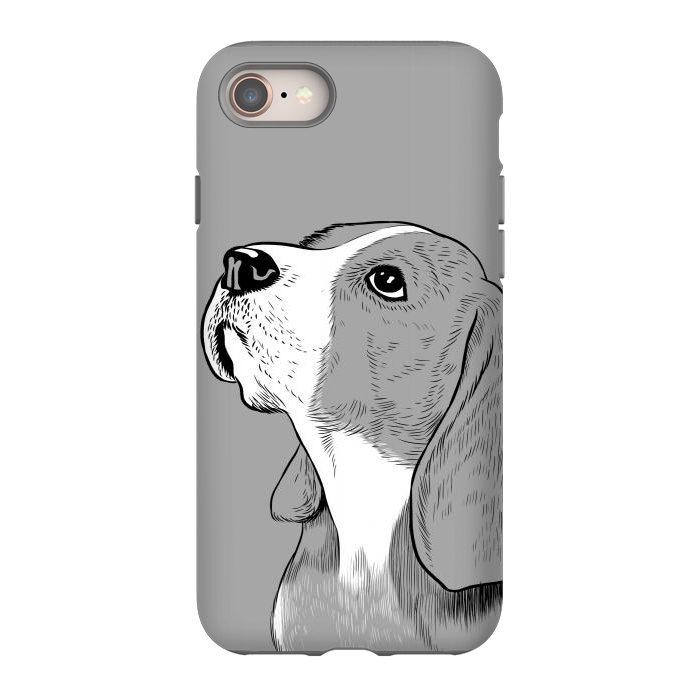 iPhone 8 StrongFit Beagle dog by Alberto