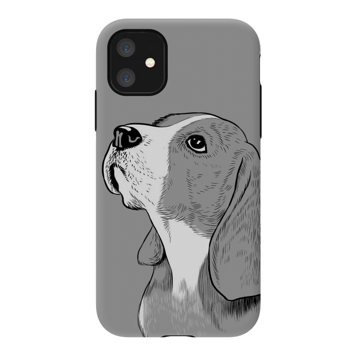 iPhone 11 StrongFit Beagle dog by Alberto