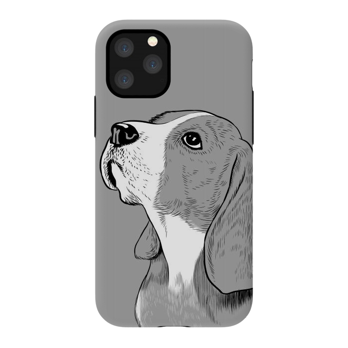 iPhone 11 Pro StrongFit Beagle dog by Alberto