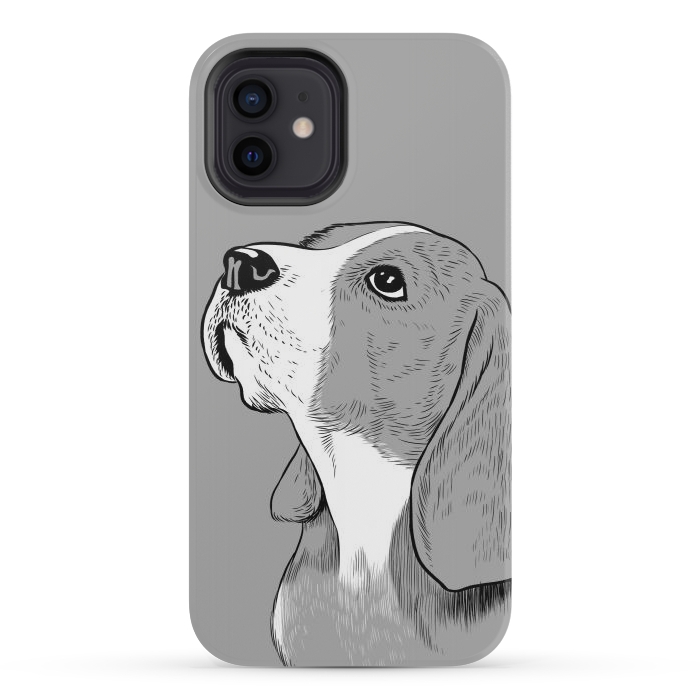 iPhone 12 mini StrongFit Beagle dog by Alberto