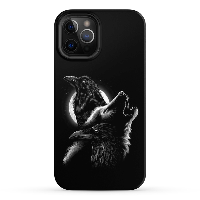 iPhone 12 Pro Max StrongFit Wolf crow by Alberto